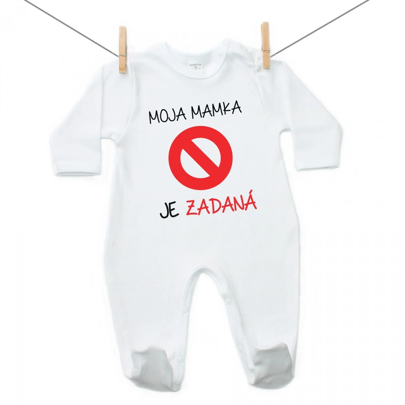 Boodyy Overal Moja mamka je zadaná Veľkosť: 74