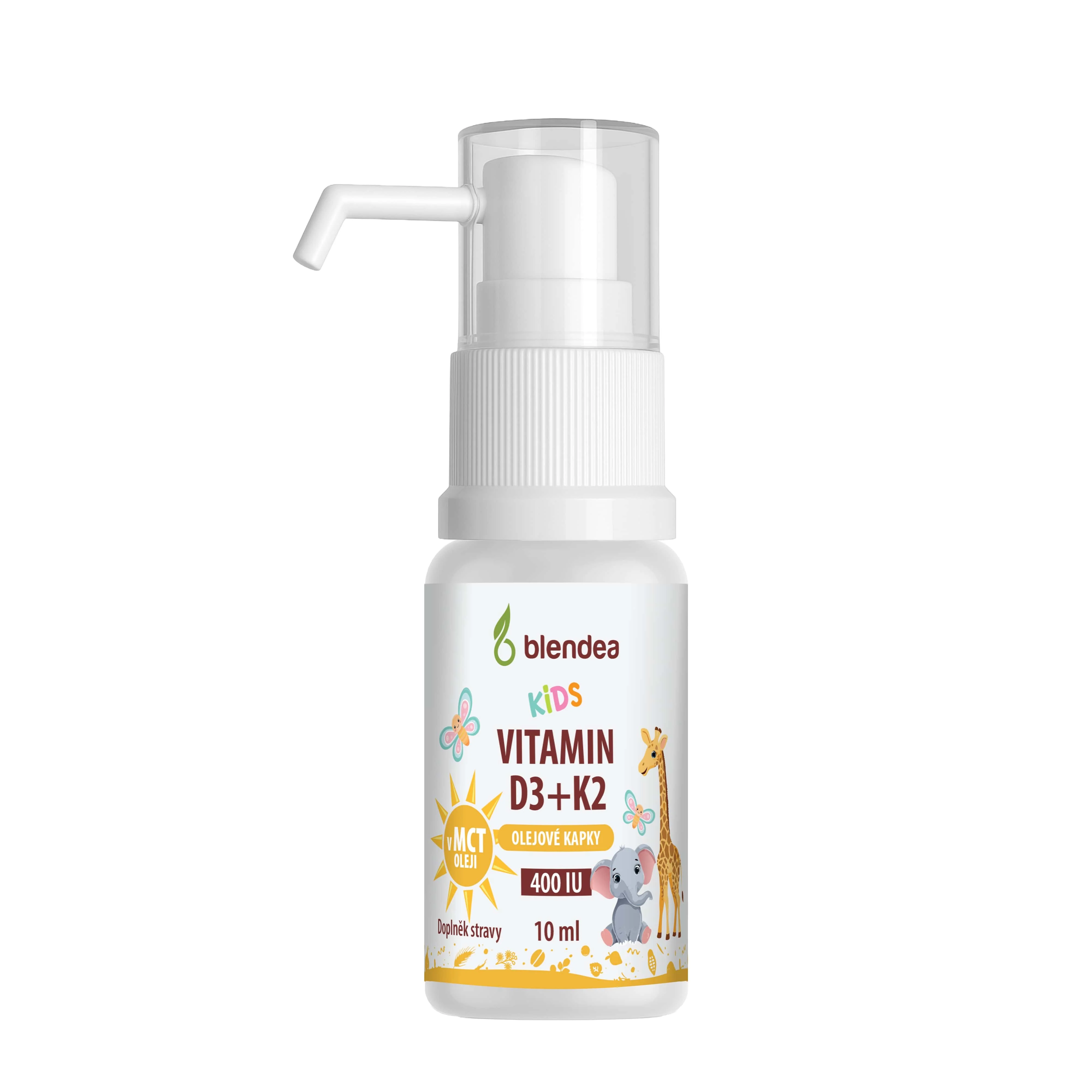 Blendea Vitamín D3 + K2 kvapky pre deti 10 ml