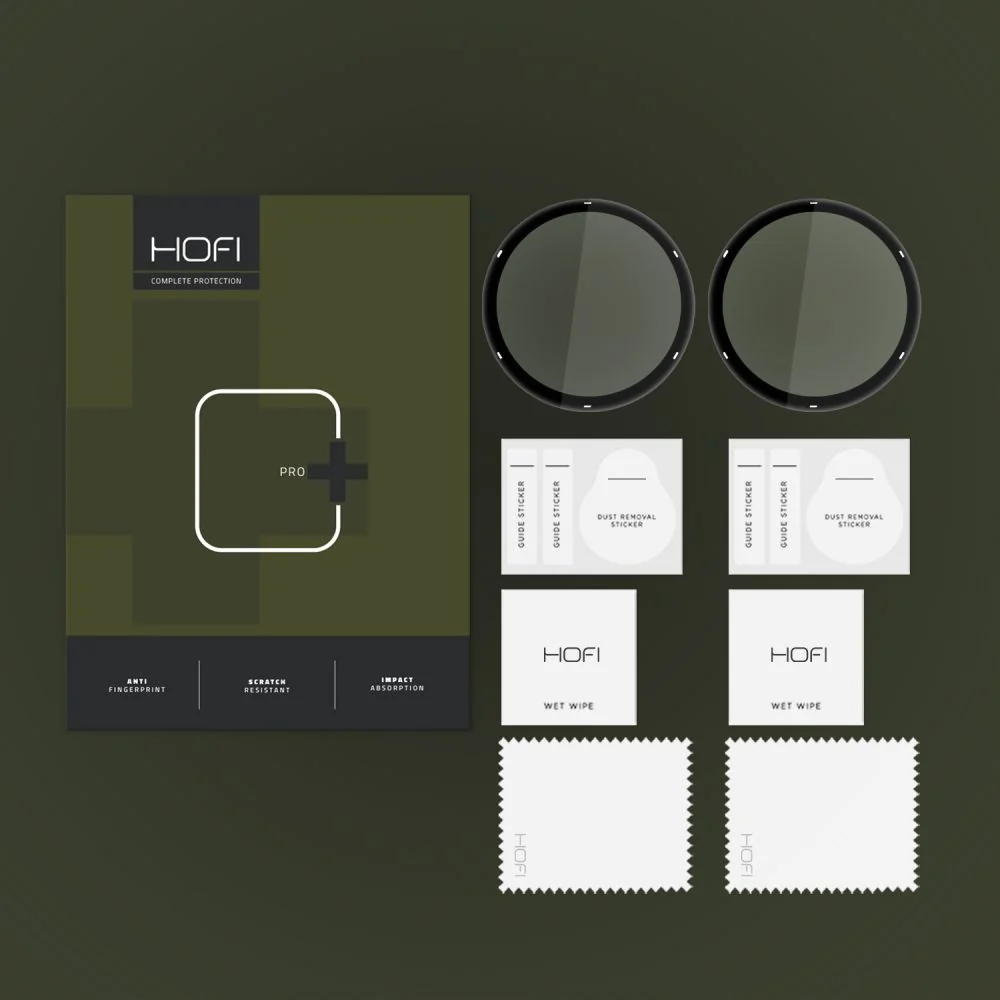 HOFI Hybrid 2x ochranné sklo na Garmin Vivoactive 5, čierne