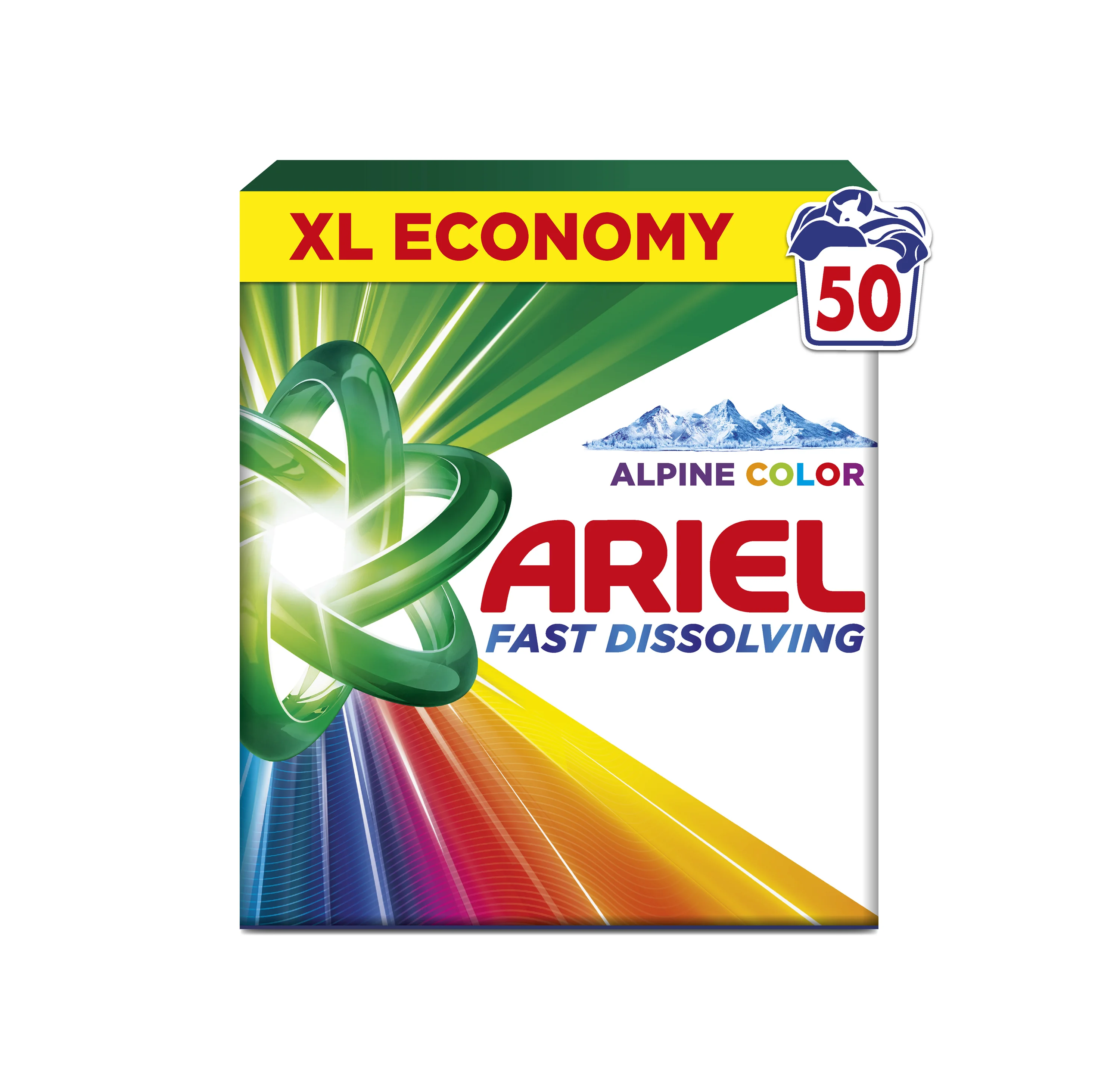 Ariel Color prášok na pranie, 50 praní 2750 g