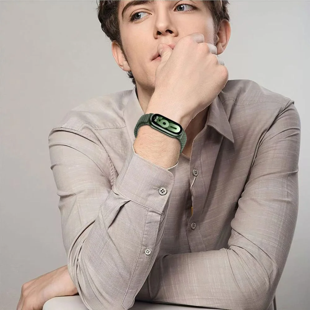 Tech-Protect Nylonmag remienok na Xiaomi Smart Band 8 / 9 / NFC, black