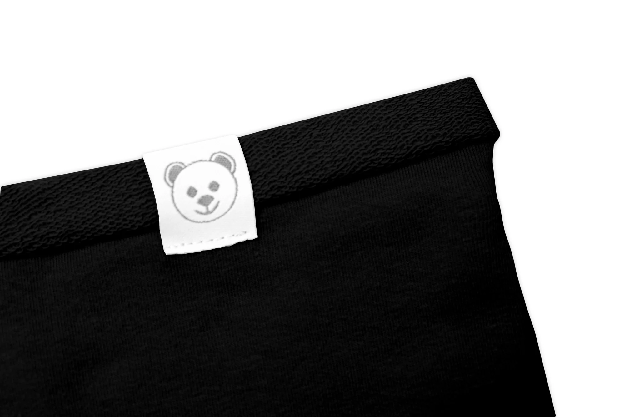 Čiapka s nákrčníkom bavlna, Little Bear, Baby Nellys, čierna