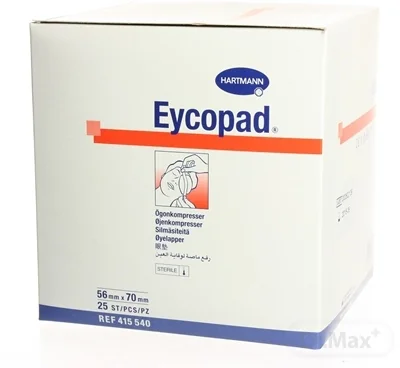 Hartmann Eycopad očný kompres sterilný 1×25 ks, očný kompres