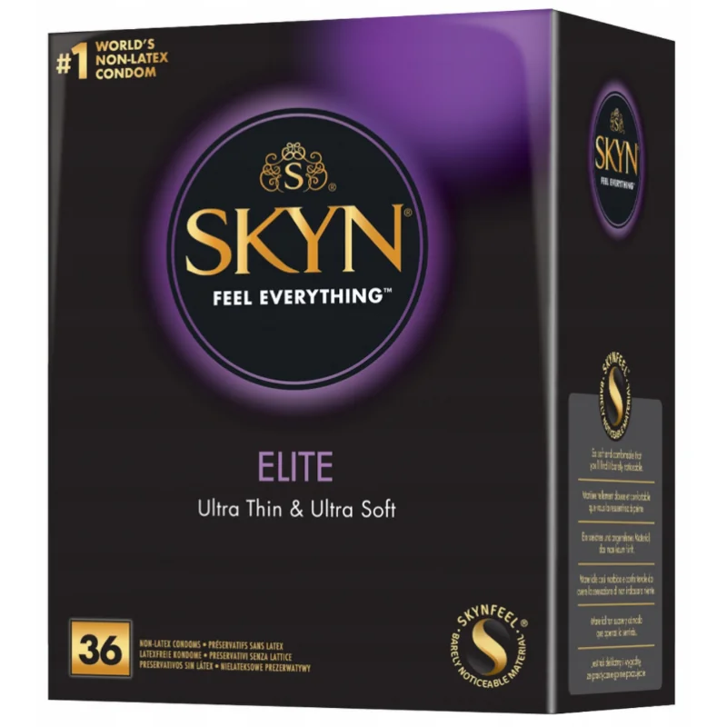 Elite – bezlatexové ultra tenké kondomy (36 ks)