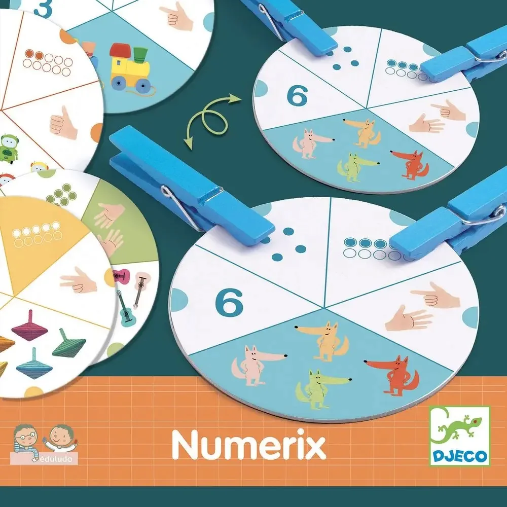 Djeco: hra Eduludo NUMERIX - počítanie do 10