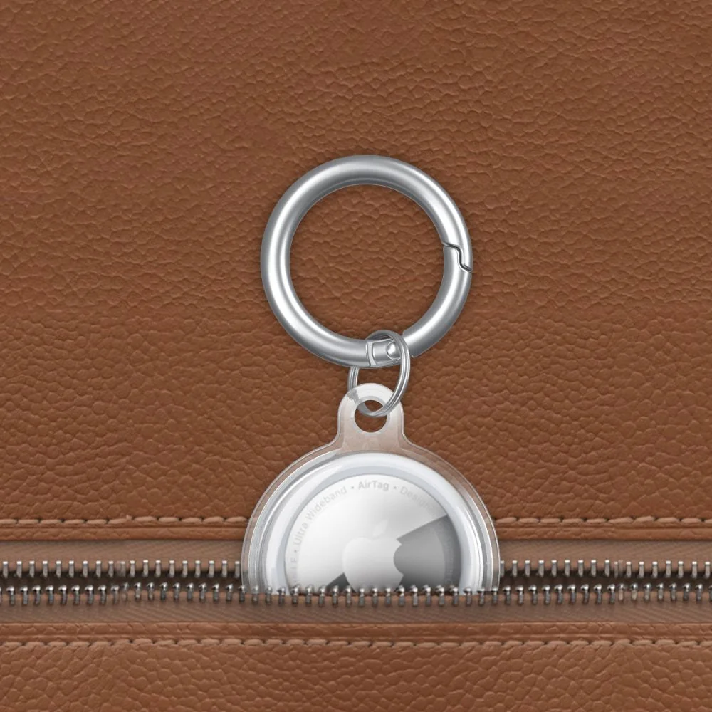 Tech-Protect Icon silikónový kryt na Apple AirTag, priesvitný