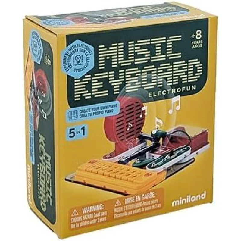 Miniland - Electrofun DIY vzdelávacia sada Vyrob si vlastný klavír