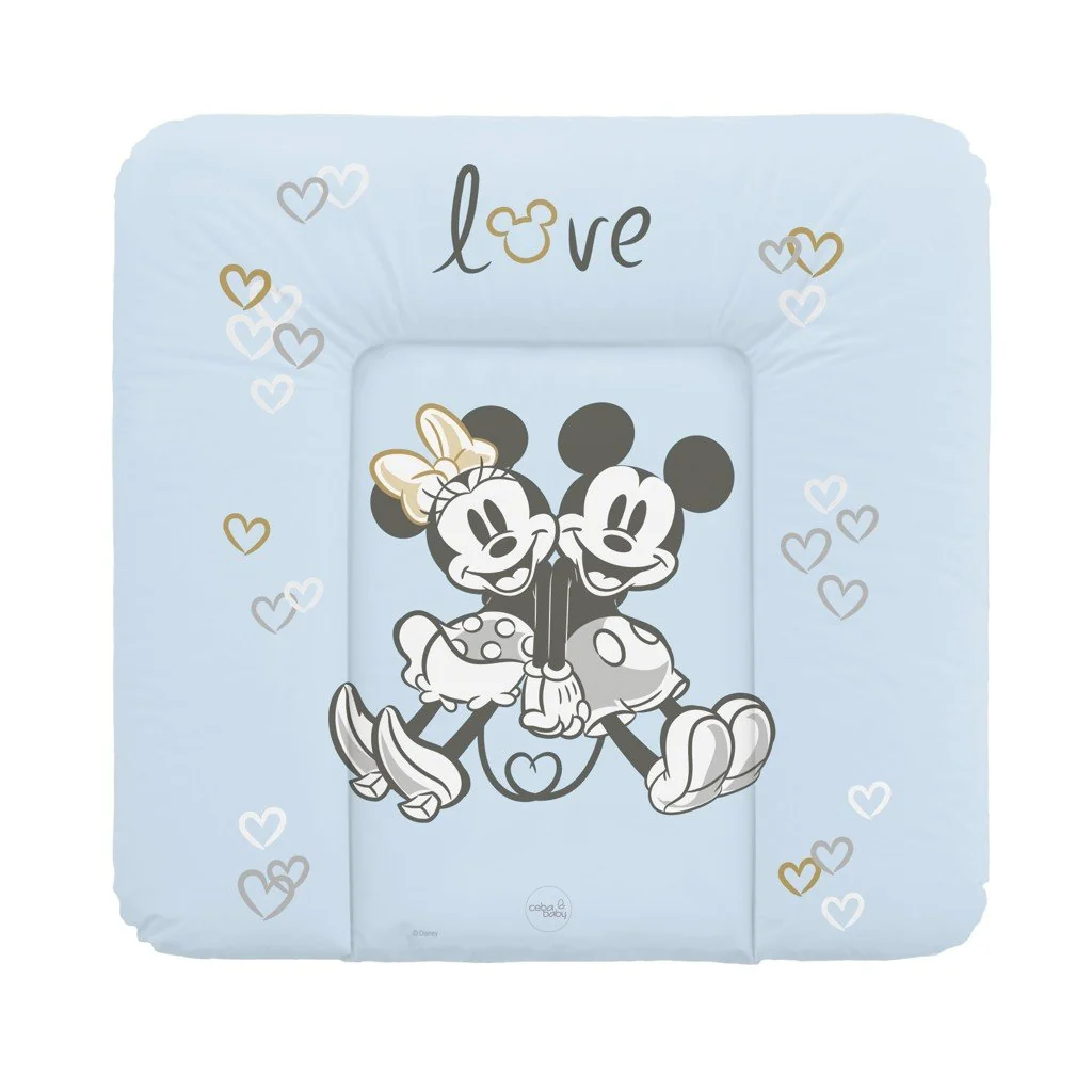 Podložka prebaľovacia mäkká na komodu (75x72) Disney Minnie & Mickey Blue