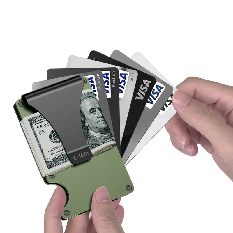 Tech-Protect Thord RFID obal na karty, zelený