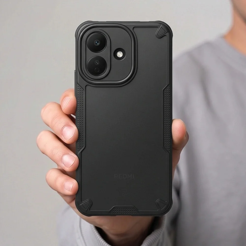 Tech-Protect Rugged Shield kryt na Xiaomi Redmi Note 17 Pro 5G, čierny