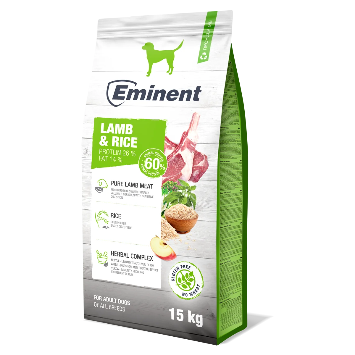 EMINENT LAMB&RICE 15KG A.U.V. 1×15 kg