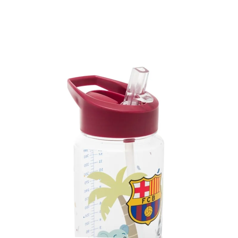 Miniland Kiddie Bottle FC Barcelona detská fľaša so slamkou 450 ml, Tritan, ML15111