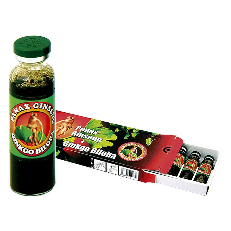 Ženšen + Ginkgo (20 x 10ml) DUO pack 1+1