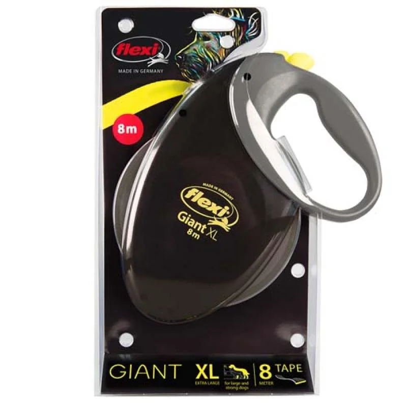 flexi Giant PLUS popruh L 8m do 50kg čierne