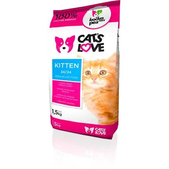 Cats Love Kitten  1×1,5 kg, granule pre mačky
