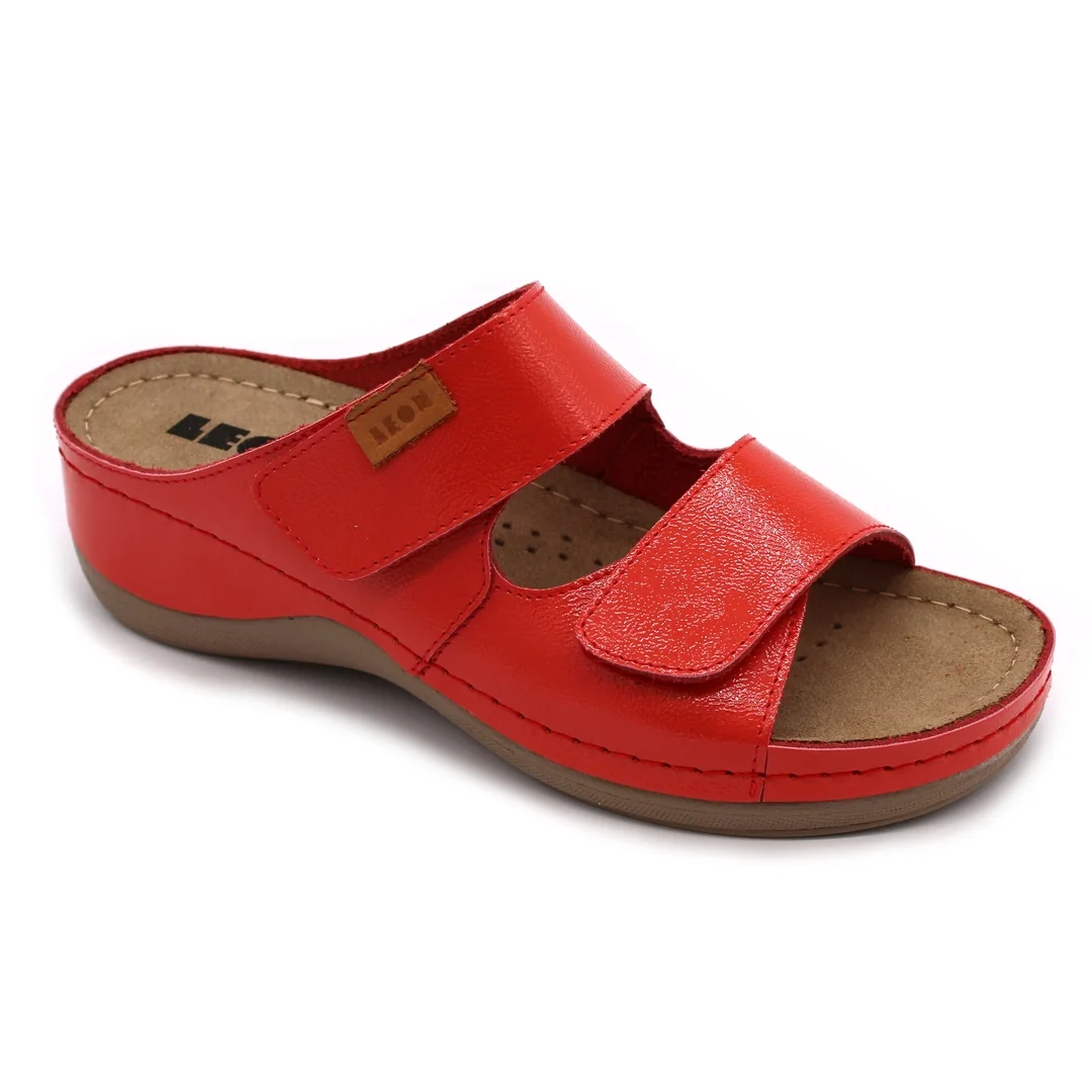 Leon 931 Dámska zdravotná celokožená obuv s prackou 37 - 23,5cm, biela, 4,5 cm