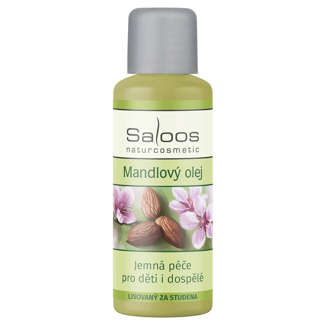 Saloos Rastlinný olej MANDĽOVÝ 1×50 ml, olej na pleť