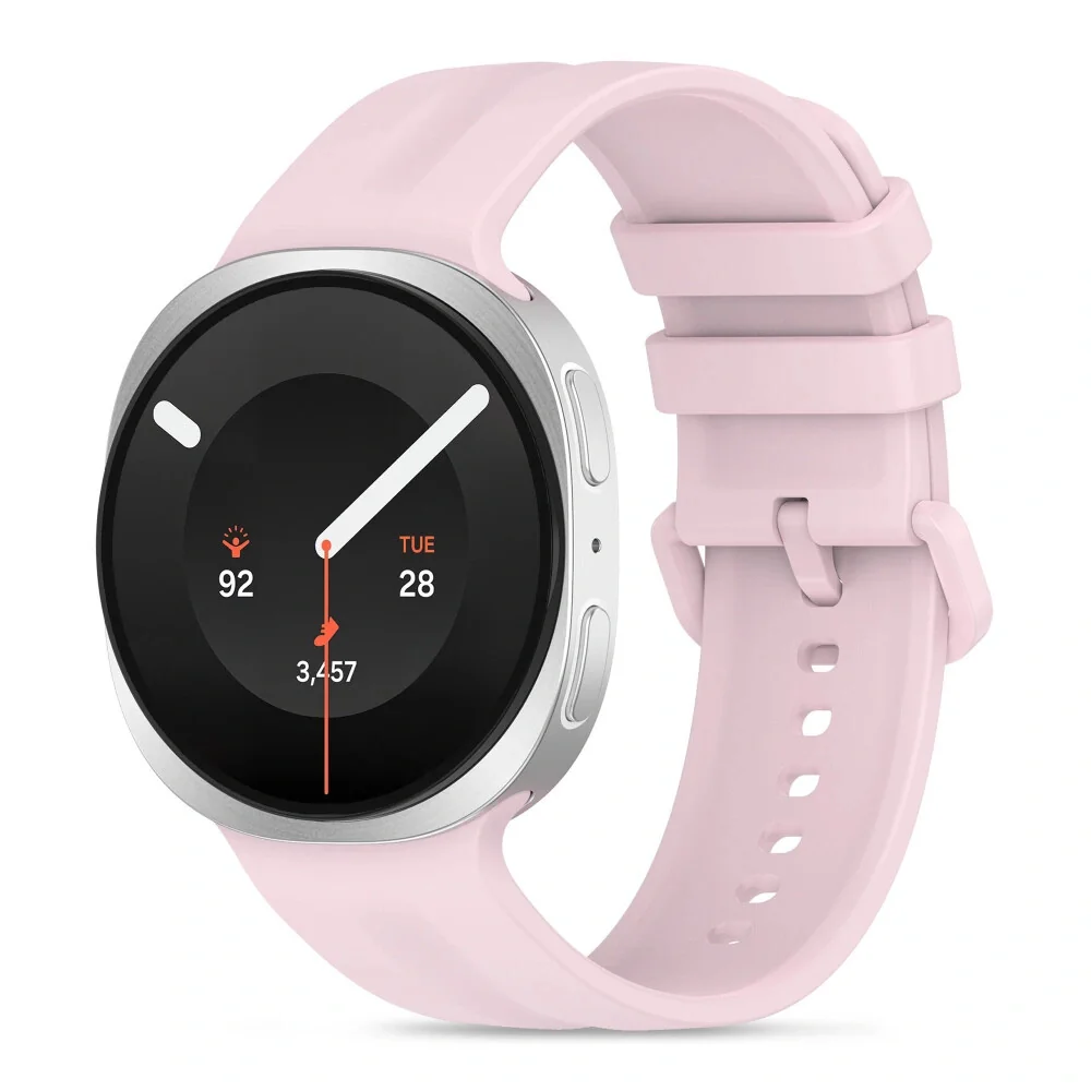 Tech-Protect Silicone Evo remienok na Samsung Galaxy Watch 8 / 9 / Classic (40 / 44 / 46mm), powder pink