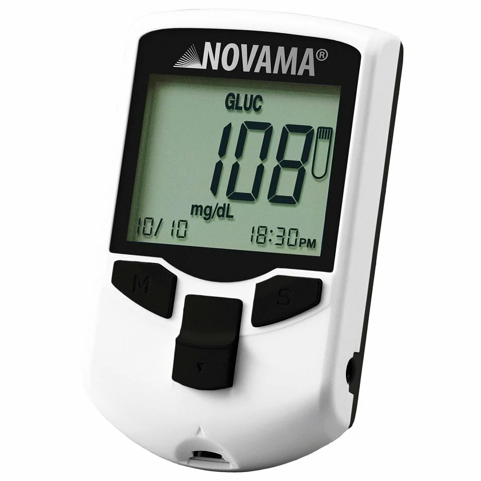 NOVAMA MultiCheck Pro+ 3v1 merač glukózy, cholesterolu a kyseliny močovej