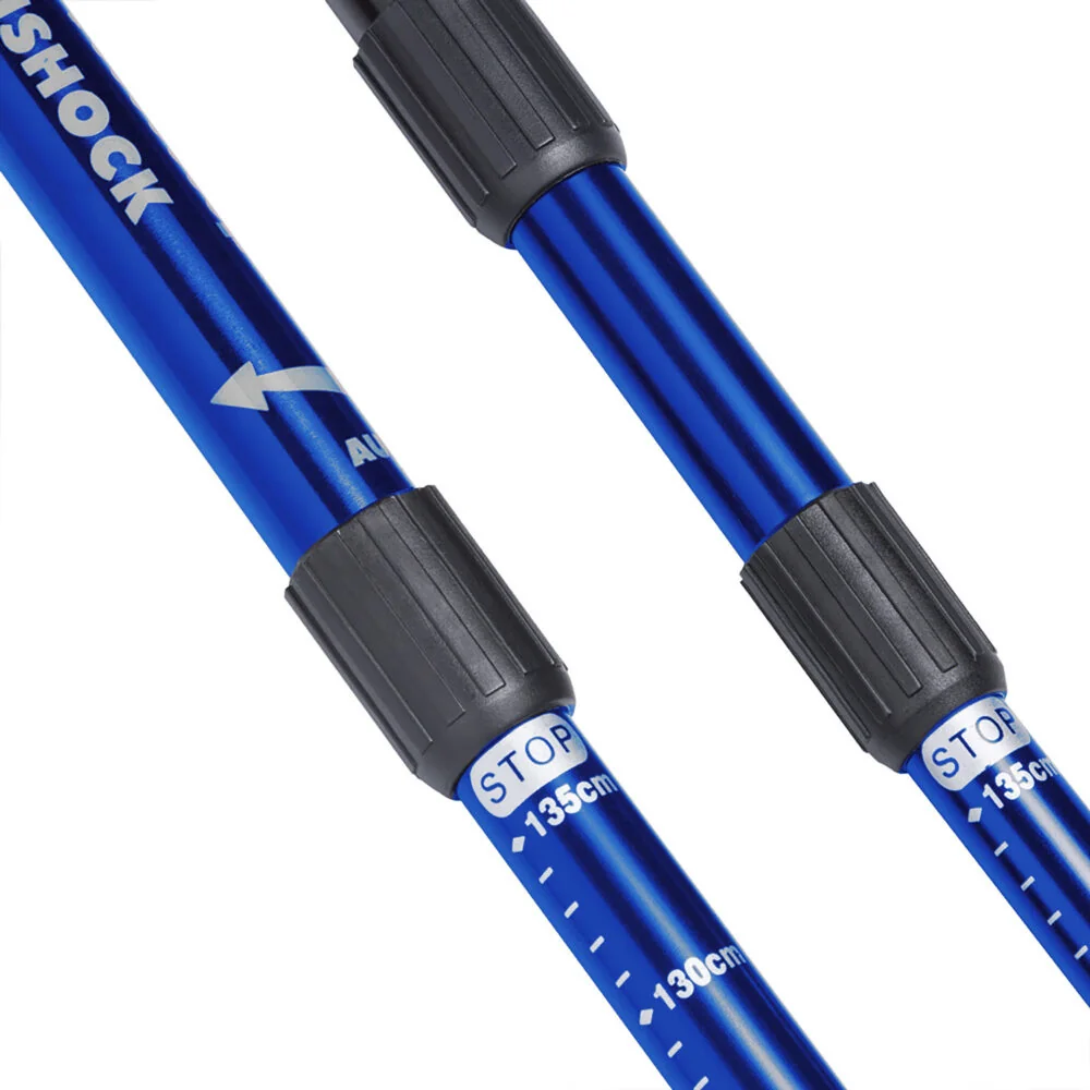 MG Nordic Walking trekingové palice 63 -135 cm, modré
