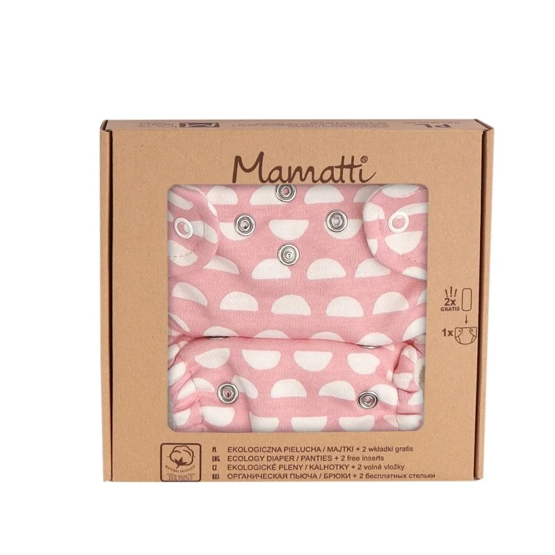Mamatti Látková plienka EKO sada - nohavičky + 2 x plienka, veľ. 5 - 14 kg, Hello