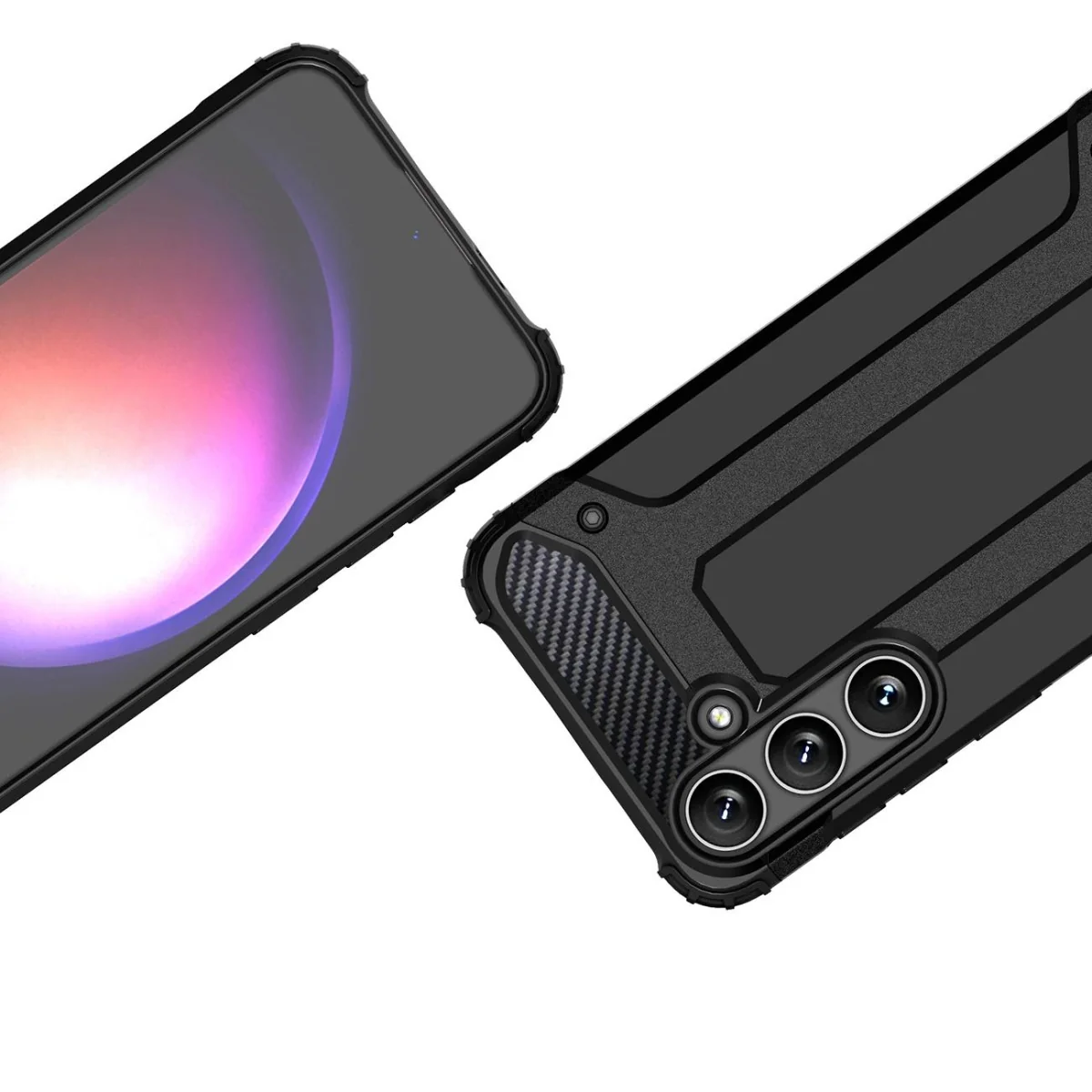 MG Hybrid Armor kryt na Samsung Galaxy S25, čierny