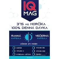 IQ MAG horčík ráno a večer