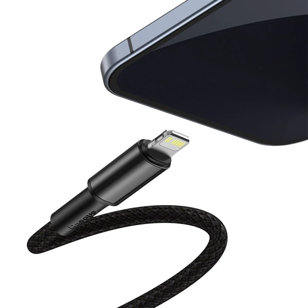 Baseus Data kábel USB-C / Lightning PD 20W 2m, čierny