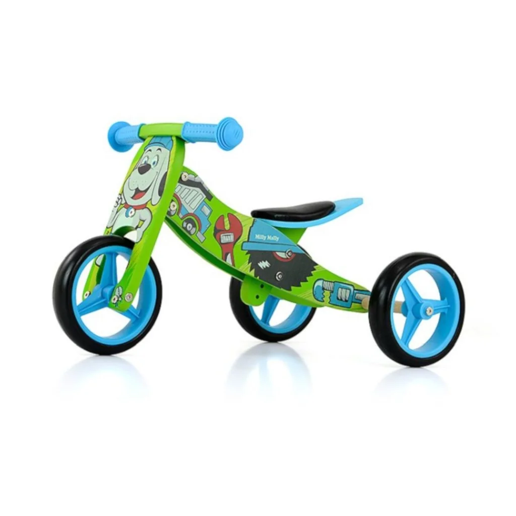 Detské multifunkčné odrážadlo bicykel 2v1 Milly Mally JAKE Bob ,