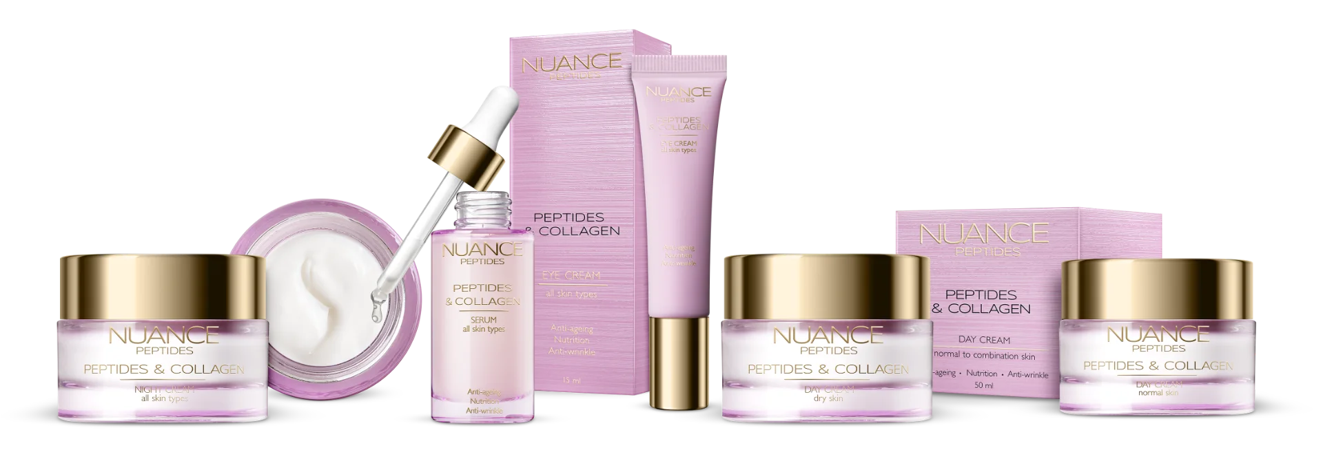 NUANCE PEPTIDES Night Cream 1×50 ml, nočný krém pre všetky typy pleti