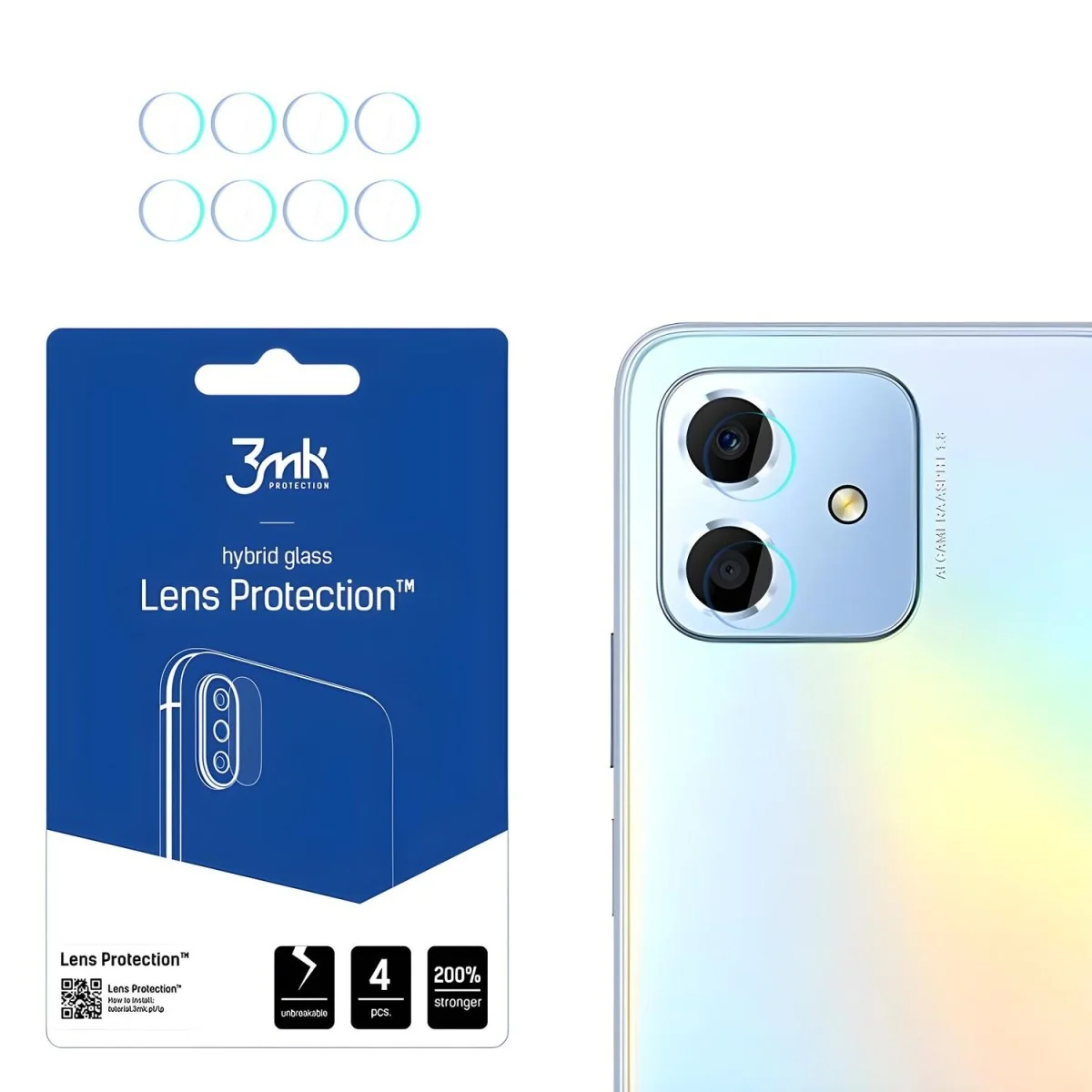 Sklo na kameru pre Honor Play 6C