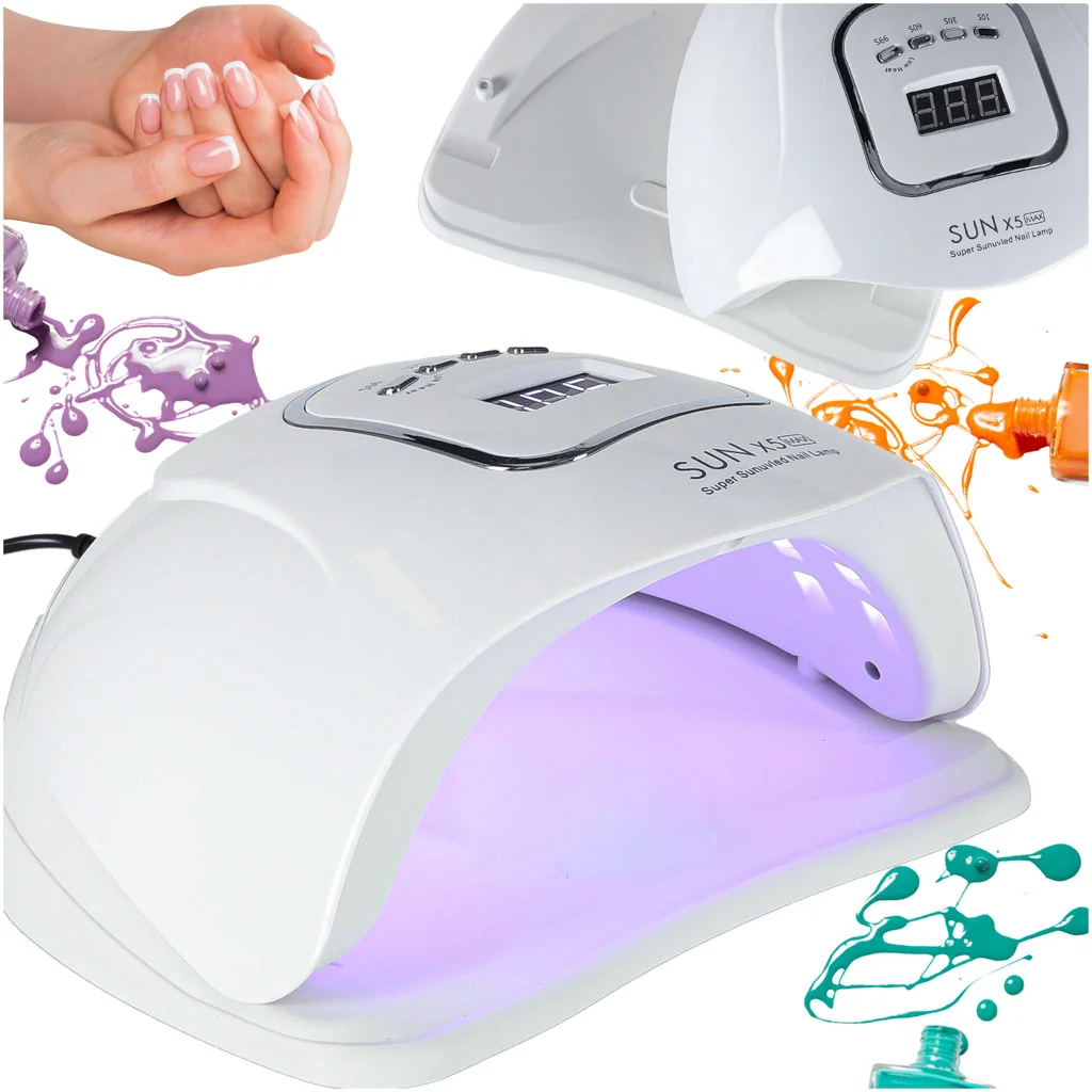 UV/LED lampa na nechty 150 W 45 LED (365/405 nm) s časovačom