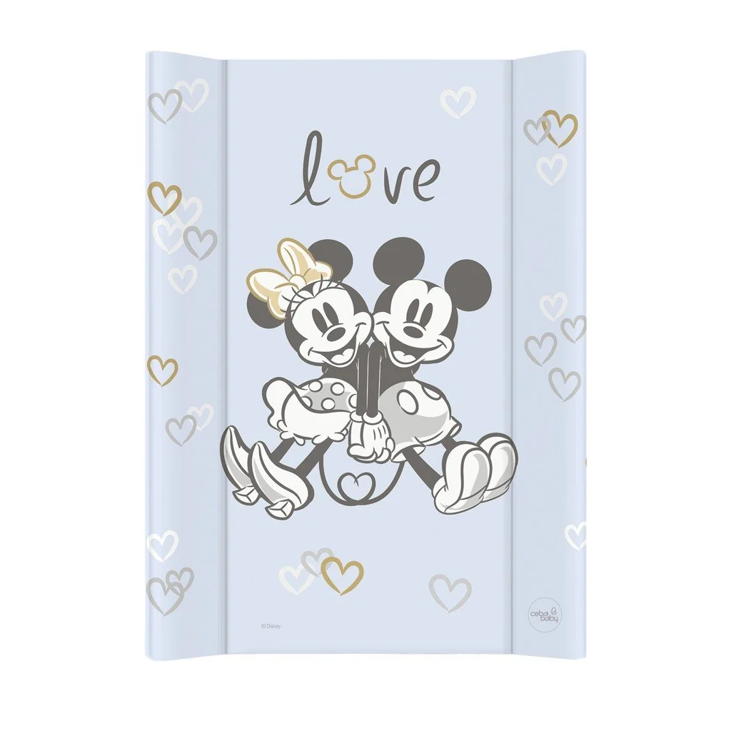 Podložka prebaľovacia s pevnou doskou COMFORT (50x70) Disney Minnie & Mickey Blue