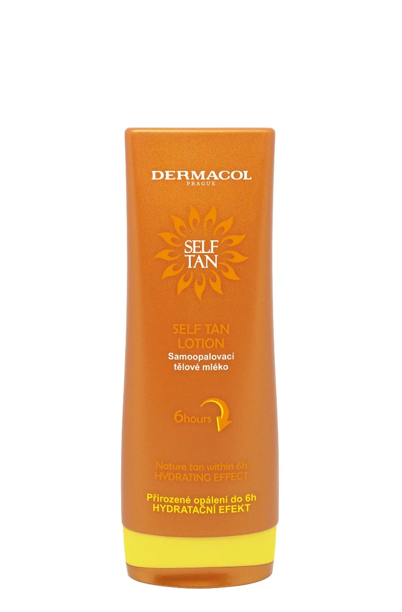 Dermacol SEPF TAN Samoopaĺovacie telové mlieko 1×200 ml, samoopalovacie mlieko