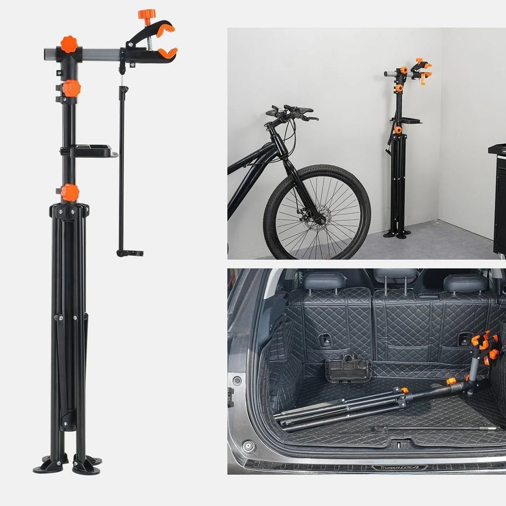 MG Bike Stand stojan na bicykel, čierny / oranžový