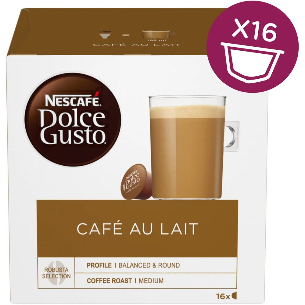 Nestle Dolce Gusto Cafeaulait Nescafé 1×16 ks, kávové kapsuly