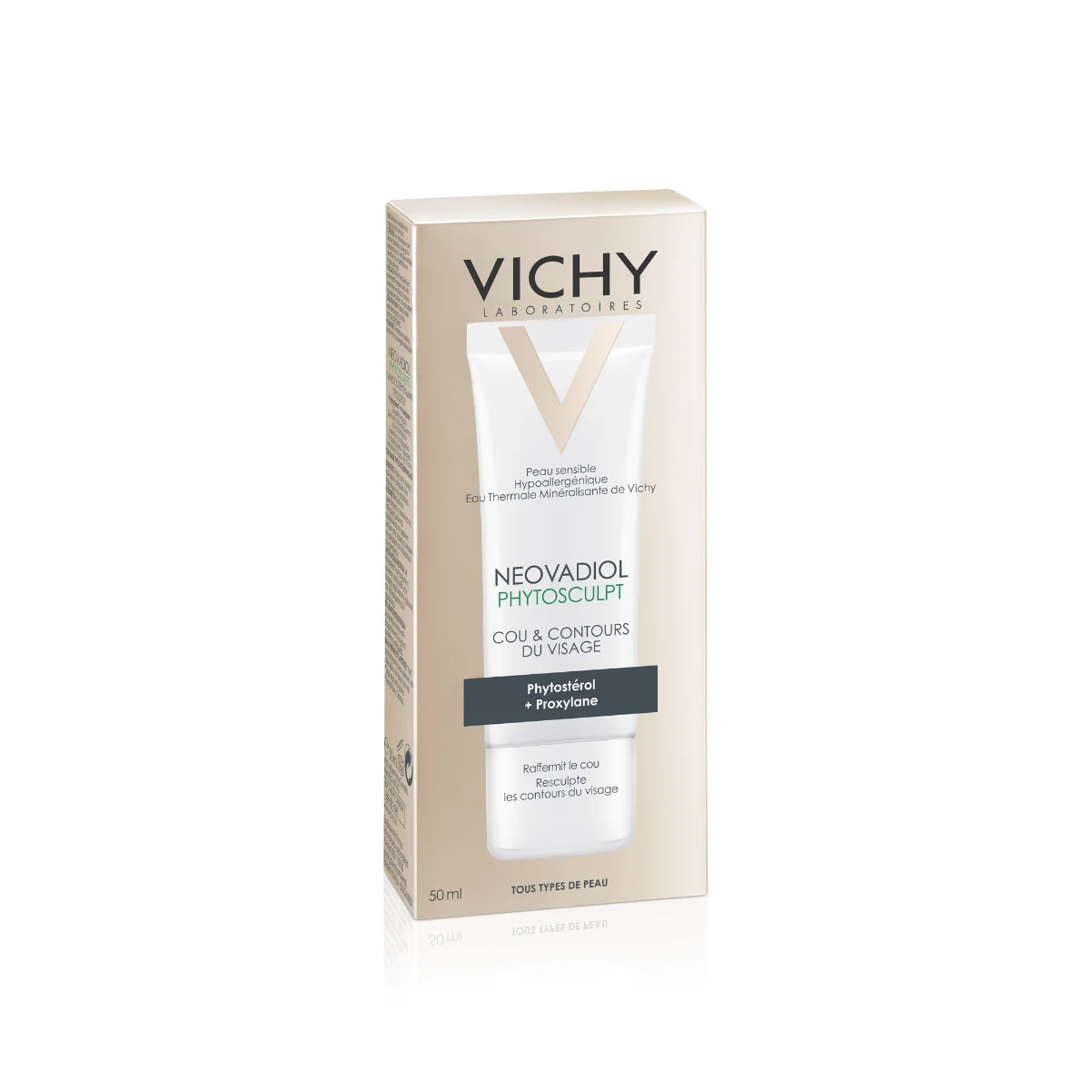 VICHY Neovadiol Phytosculpt remodelačný krém na krk & kontúry tváre 50 ml 1×50 ml, remodelačná starostlivosť