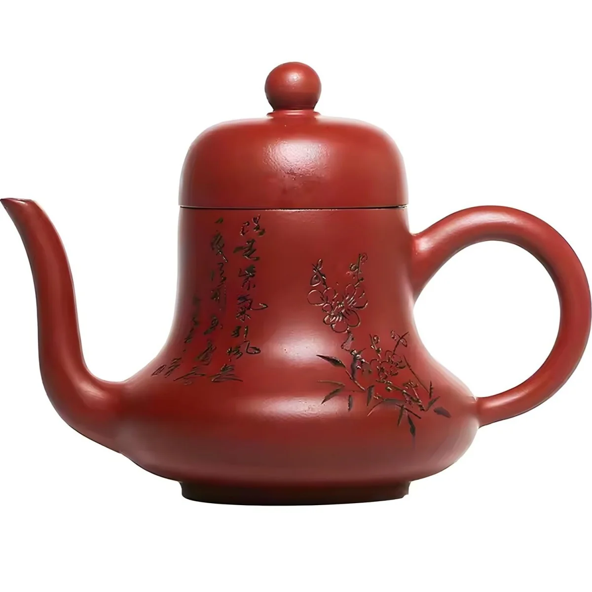 Čajník Zhenshen Hnedá/Červená 220ml, keramika