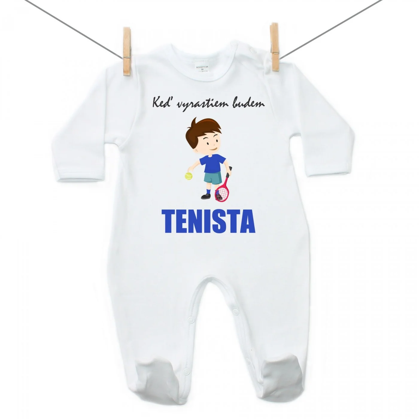 Boodyy Overal Keď vyrastiem budem tenista Veľkosť: 56