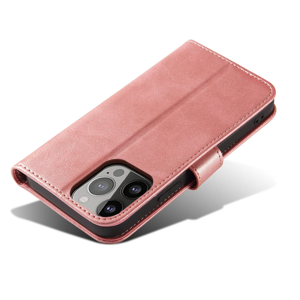 MG Magnet knižkové puzdro na iPhone 15 Pro Max, ružové
