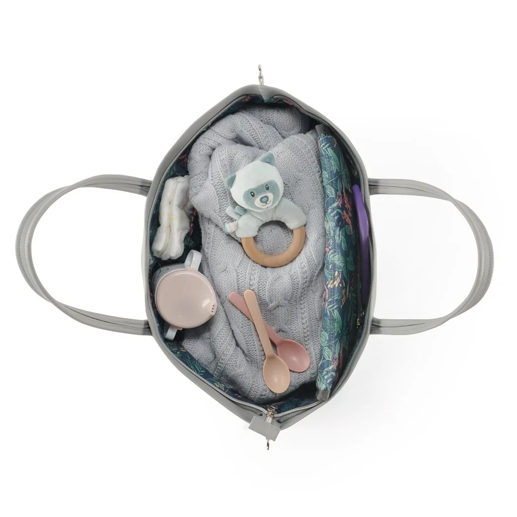Taška prebaľovacia Treasurebag Light Grey Nature Vibes, Premium
