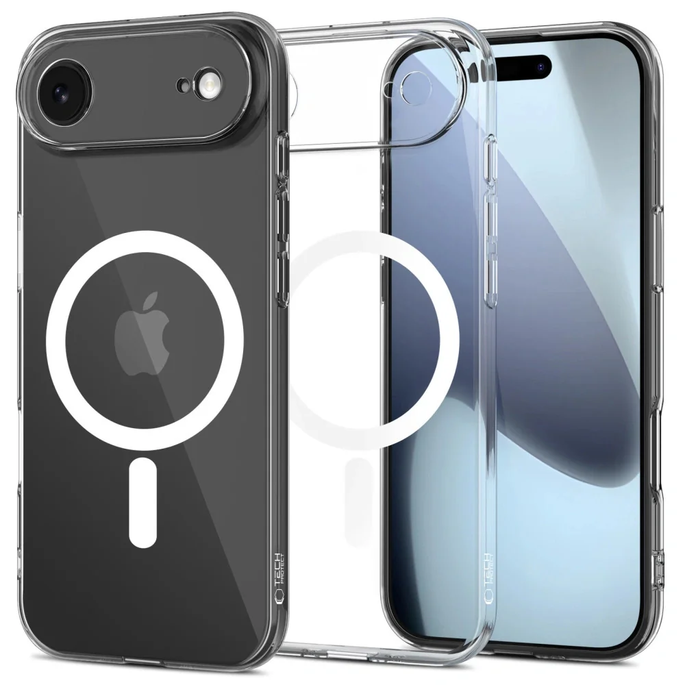 Tech-Protect FlexAir MagSafe kryt na iPhone 17 Air, priesvitný