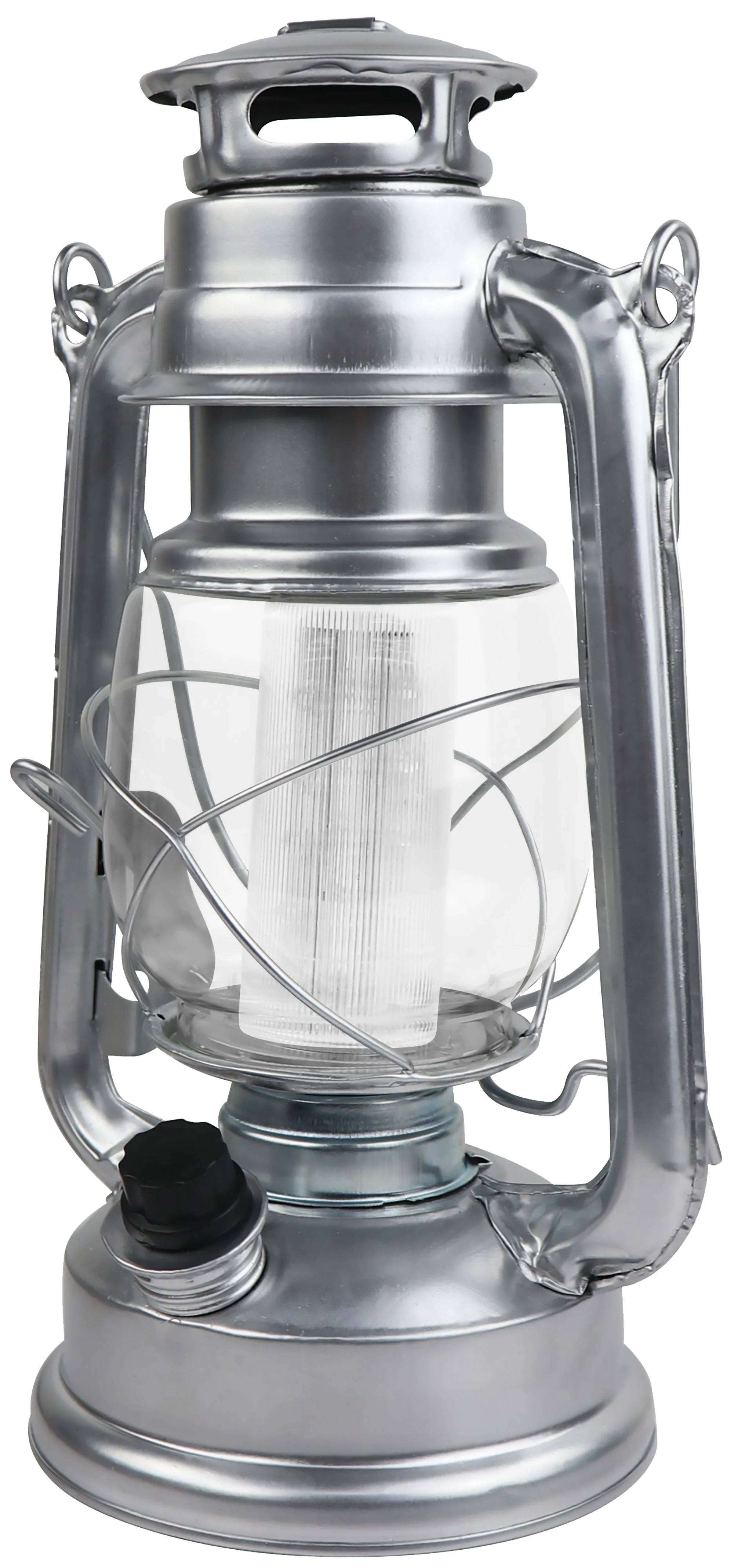 MagicHome LED lampáš LM3528, 1 ks 15 LED, 15x11,5x23,5 cm, 4xAA, kov, strieborný