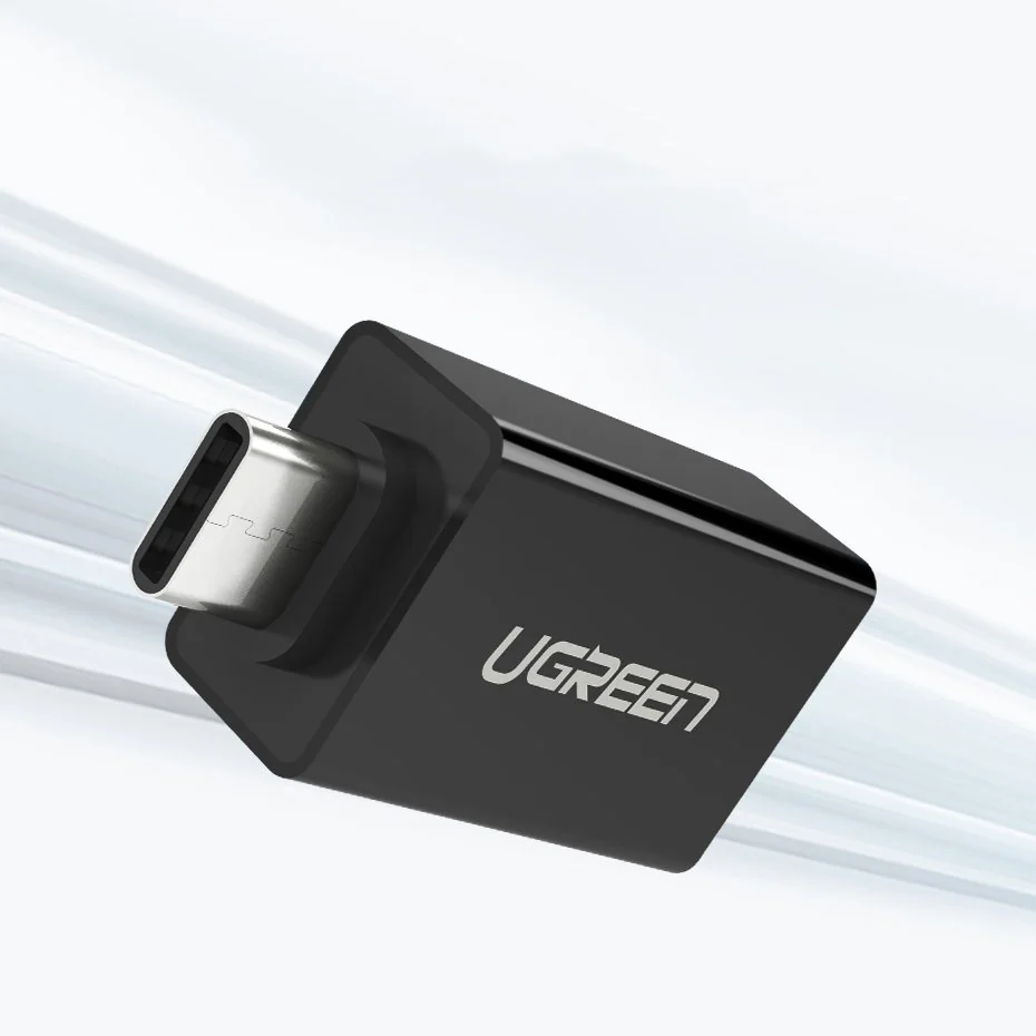 Ugreen OTG adaptér USB 3.0 / USB-C F/M, biely