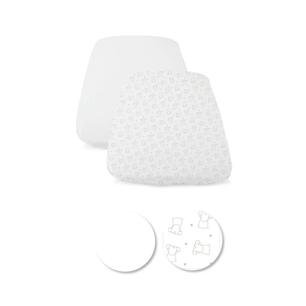 CHICCO Plachta na postieľku Next2Me Forever 2 ks Bear 1×2 ks