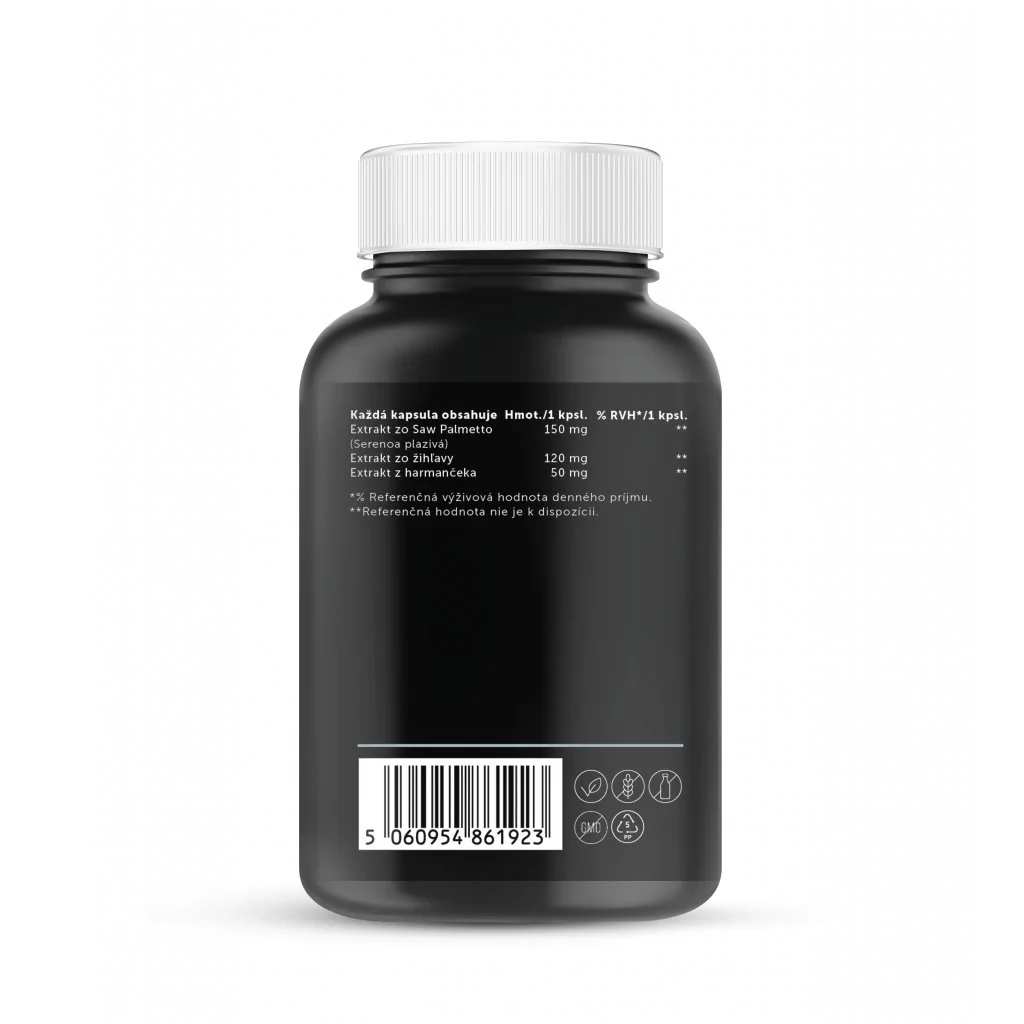 Silwer Prostata Komplex 60 kapsúl. Rastlinné extrakty, zinok, vitamín E. Pre mužov.