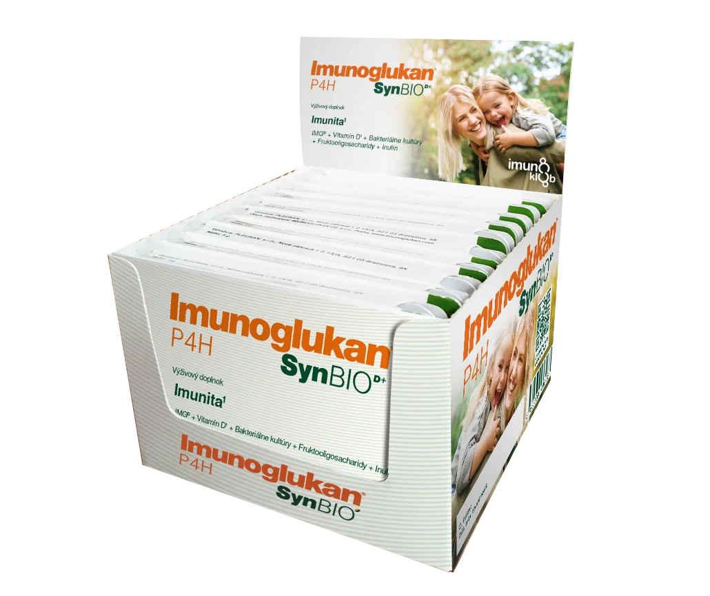 Imunoglukan P4H SynBIO Multipack 10×10 cps, výživový doplnok