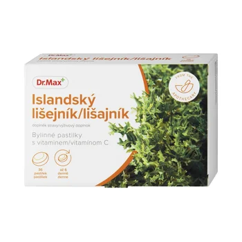 Dr. Max Islandský lišajník, bylinné pastilky 1×36 ks, pastilky