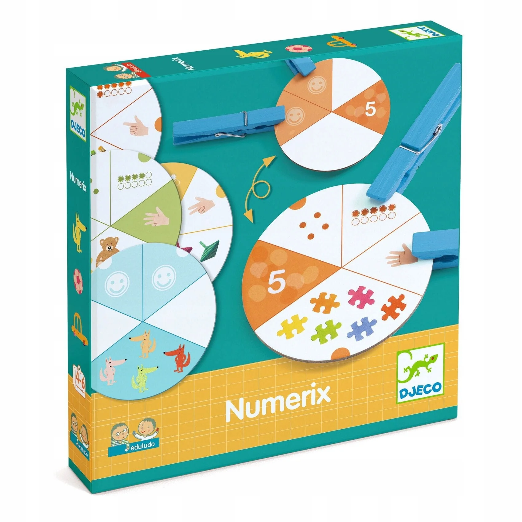 Djeco: hra Eduludo NUMERIX - počítanie do 10