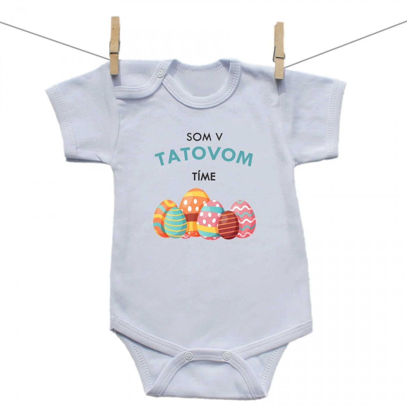 Boodyy Body s krátkym rukávom Som v tatovom tíme Veľkosť: 80